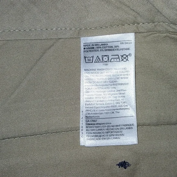 Banana Republic 9" Mens Navy Blue Short Size 35 - Picture 3 of 5